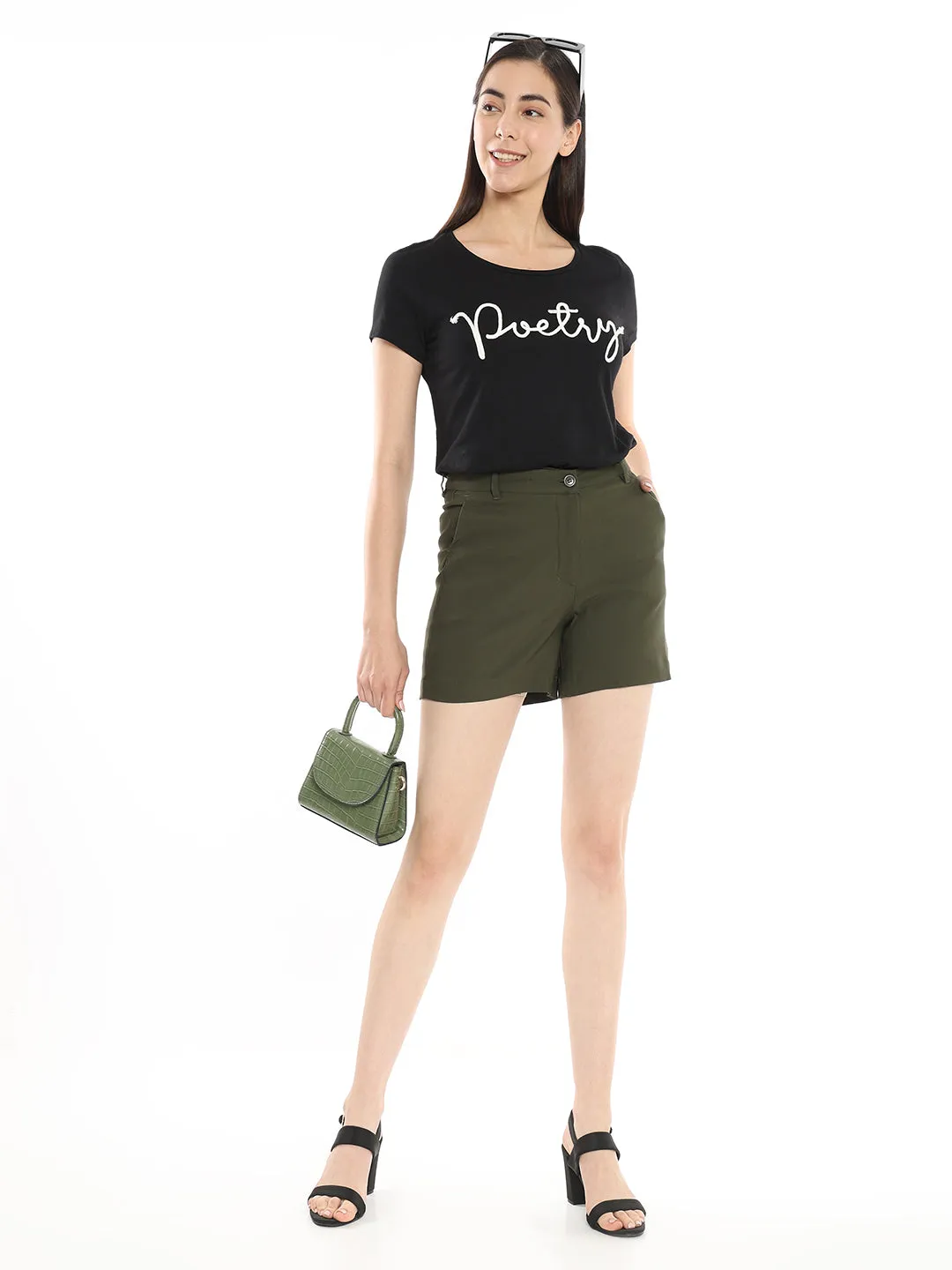 Bobby Comfortable Olive Green Shorts
