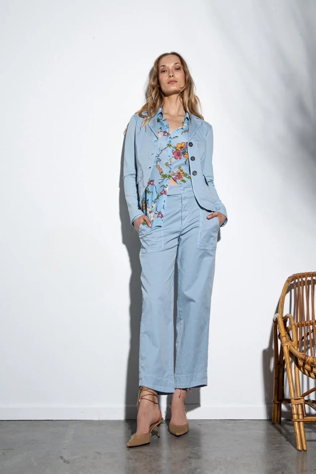 Funky Staff Jacket - Light Blue